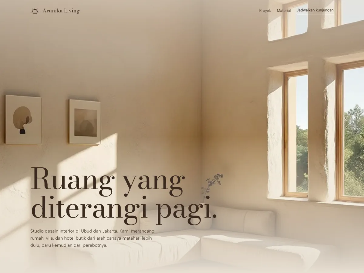 Arunika Living, screenshot