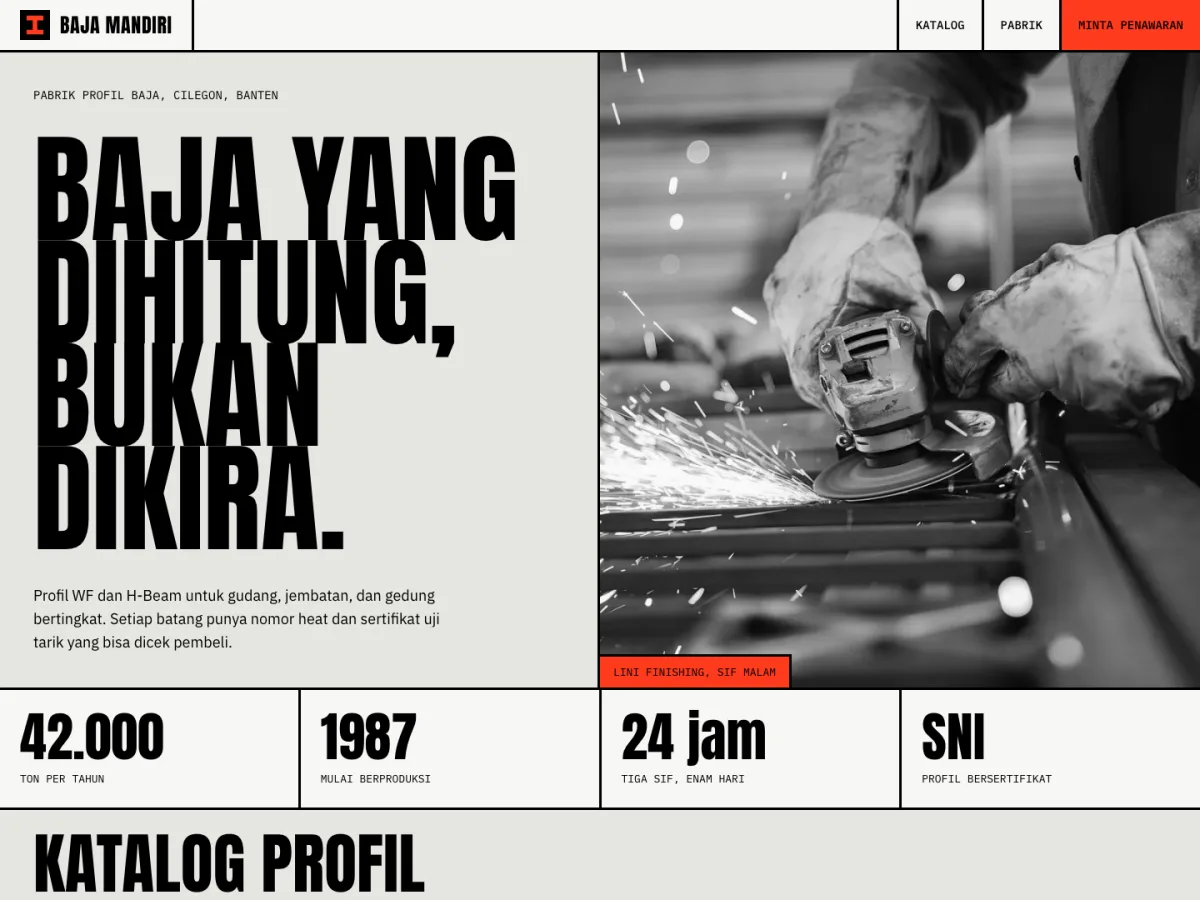Baja Mandiri, screenshot