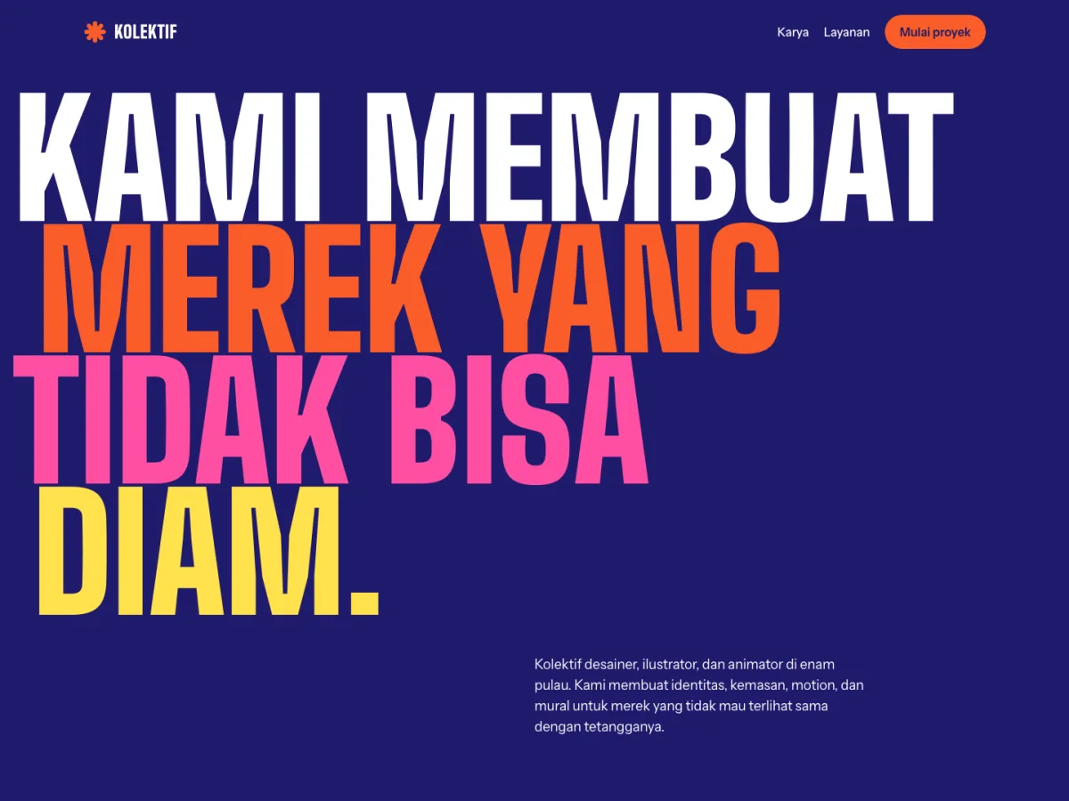 Kolektif Nusantara, screenshot