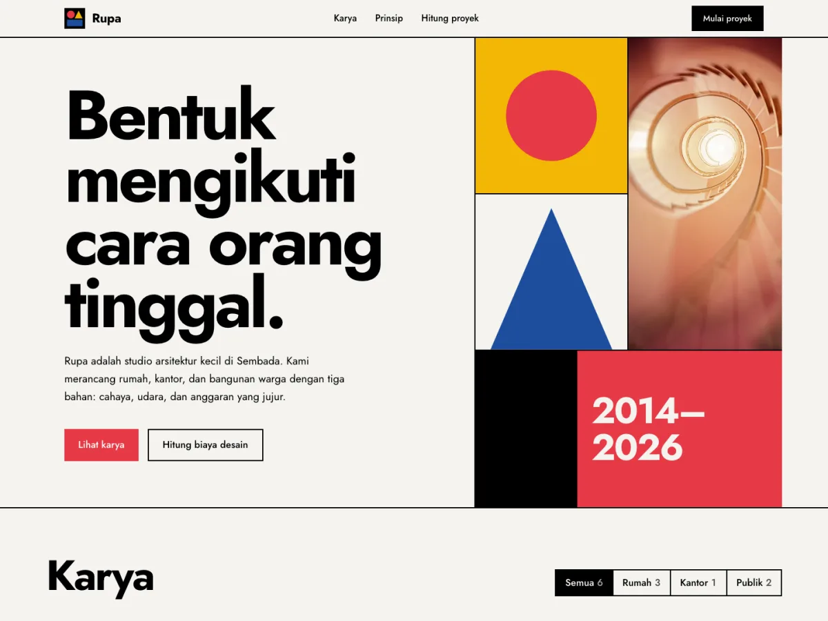 Rupa Bauhaus, screenshot