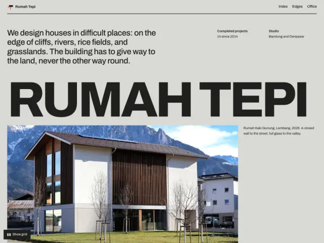 Rumah Tepi, screenshot