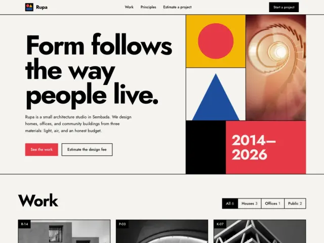 Rupa Bauhaus, screenshot
