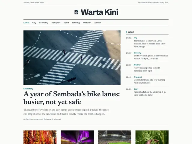 Warta Kini, screenshot